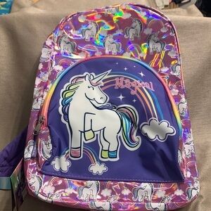 Madison & Dakota Metallic Unicorn Backpack